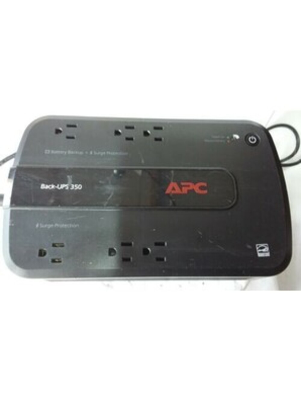APC BE350G Back-UPS ES 350VA 120V 6-Outlet Battery Backup Tested